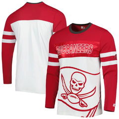 Tampa Bay Buccaneers Starter Halftime Long Sleeve T-Shirt - Red/White - NFL