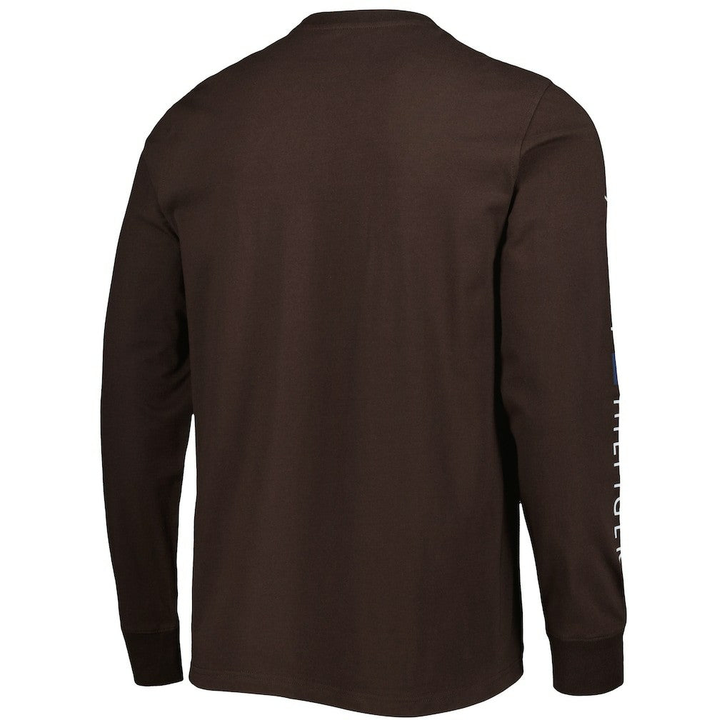 Cleveland Browns Tommy Hilfiger Peter Team Long Sleeve T-Shirt - Brown - NFL