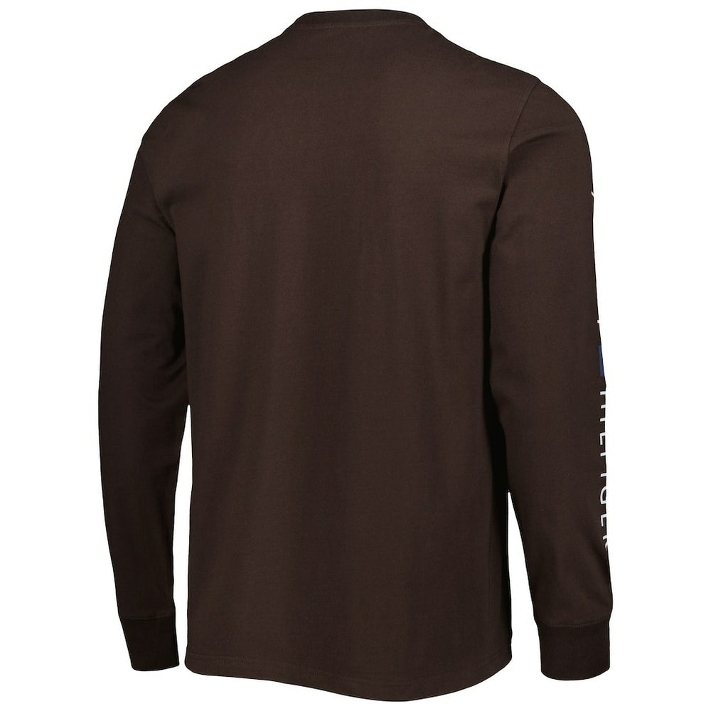 Cleveland Browns Tommy Hilfiger Peter Team Long Sleeve T-Shirt - Brown - NFL
