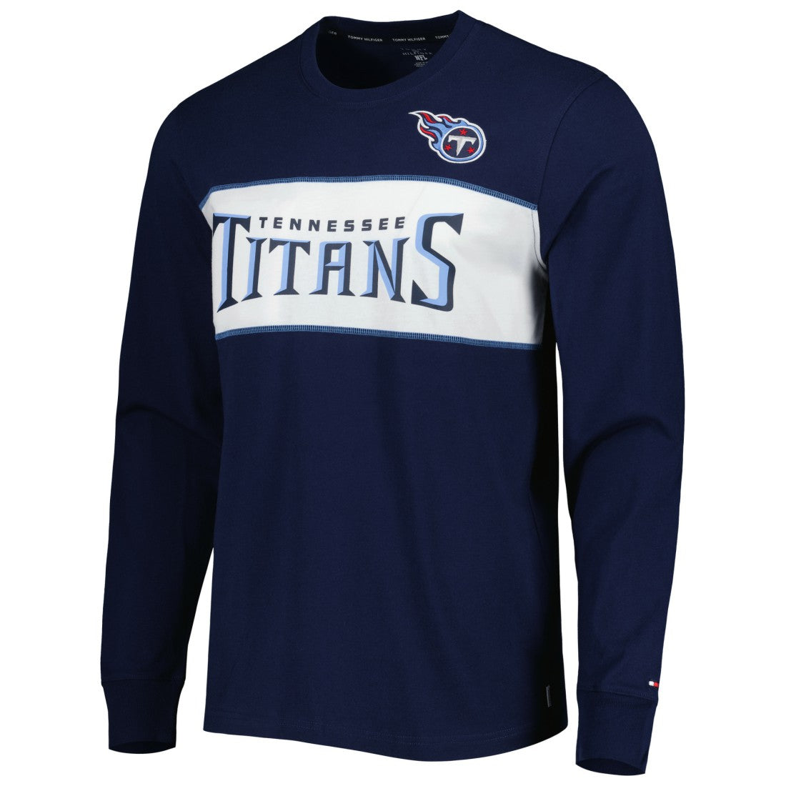 Tennessee Titans Tommy Hilfiger Peter Team Long Sleeve T-Shirt - Navy - NFL