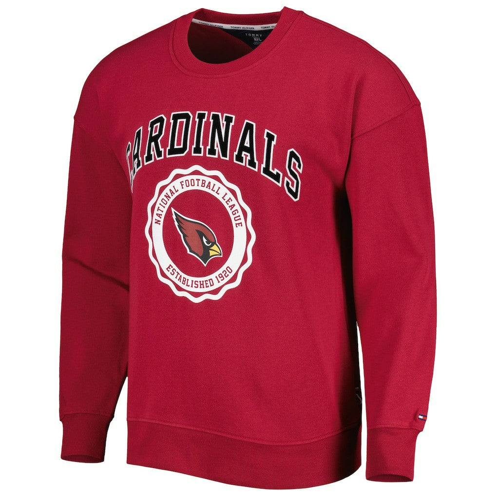 Arizona Cardinals Tommy Hilfiger Ronald Crew Sweatshirt - Cardinal - NFL