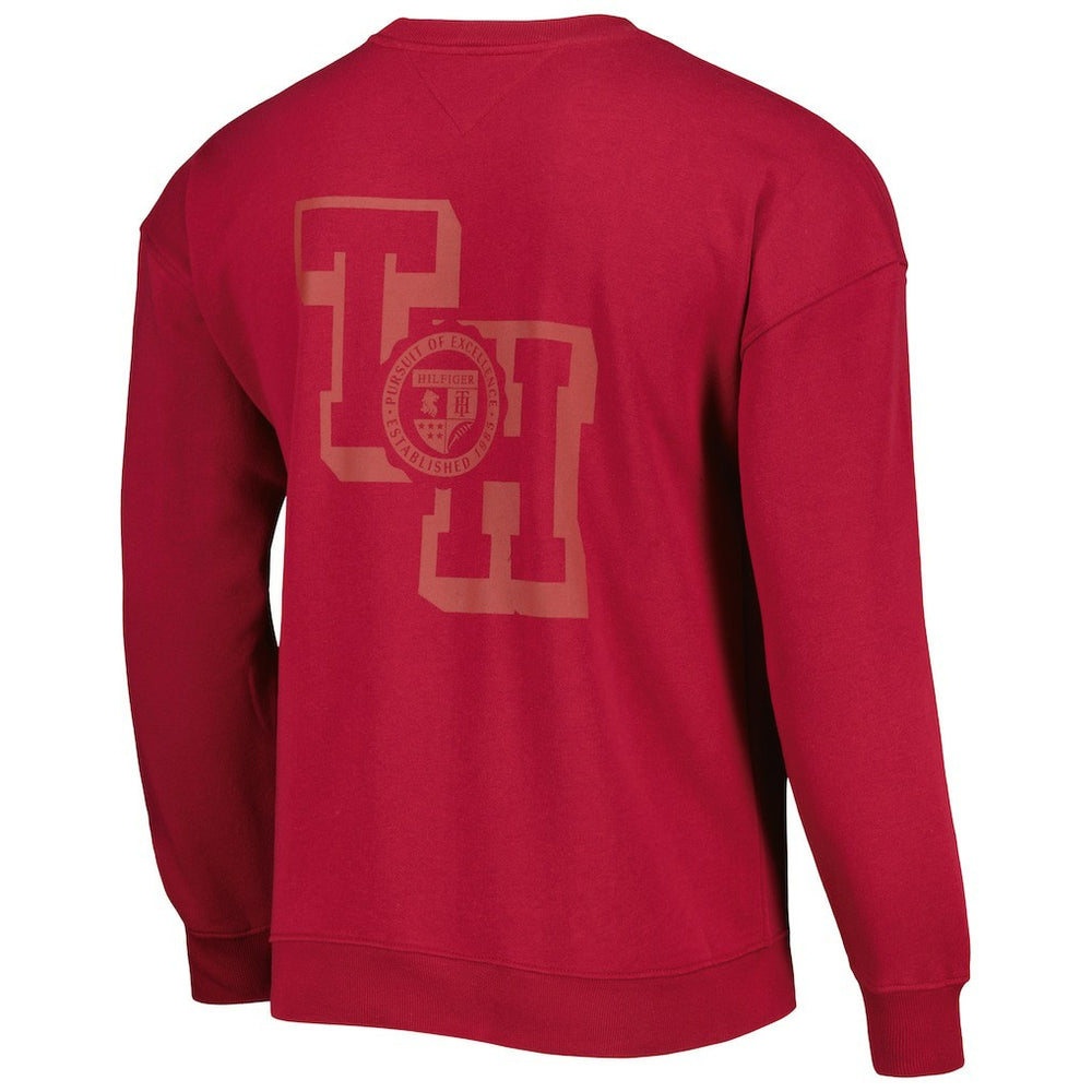 Arizona Cardinals Tommy Hilfiger Ronald Crew Sweatshirt - Cardinal - NFL