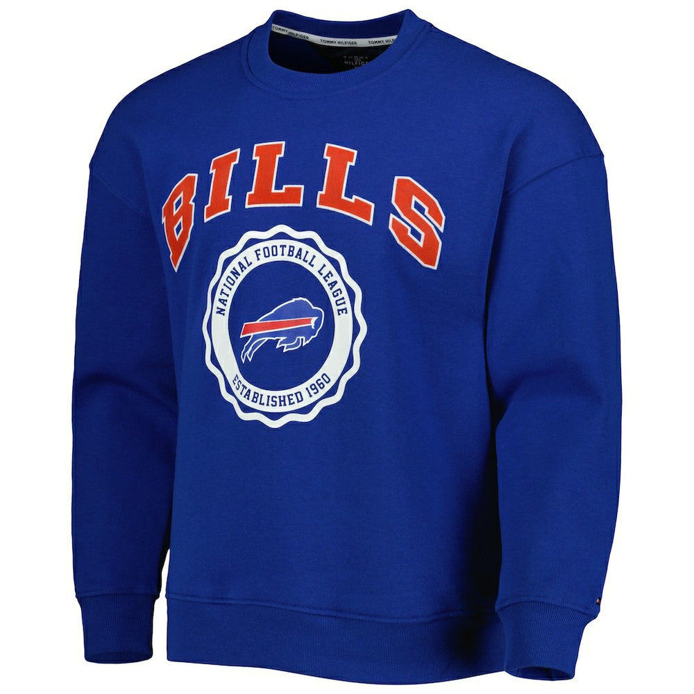 Buffalo Bills Tommy Hilfiger Ronald Crew Sweatshirt - Royal - NFL