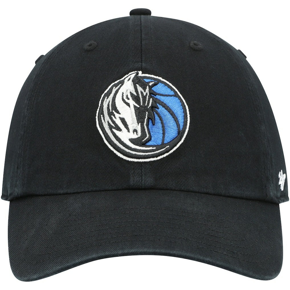 47 brand Dallas Mavericks '47 Core Logo Clean Up Adjustable Hat Black