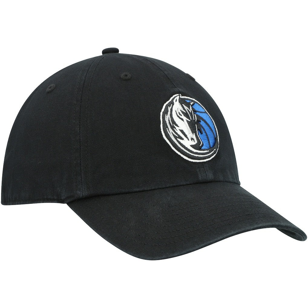 47 brand Dallas Mavericks '47 Core Logo Clean Up Adjustable Hat Black