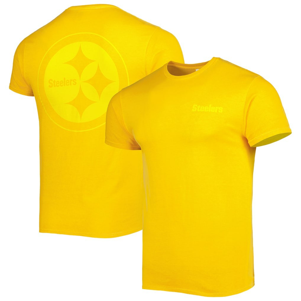 Pittsburgh Steelers '47 Fast Track Tonal Highlight T-Shirt - Gold - 47 brand