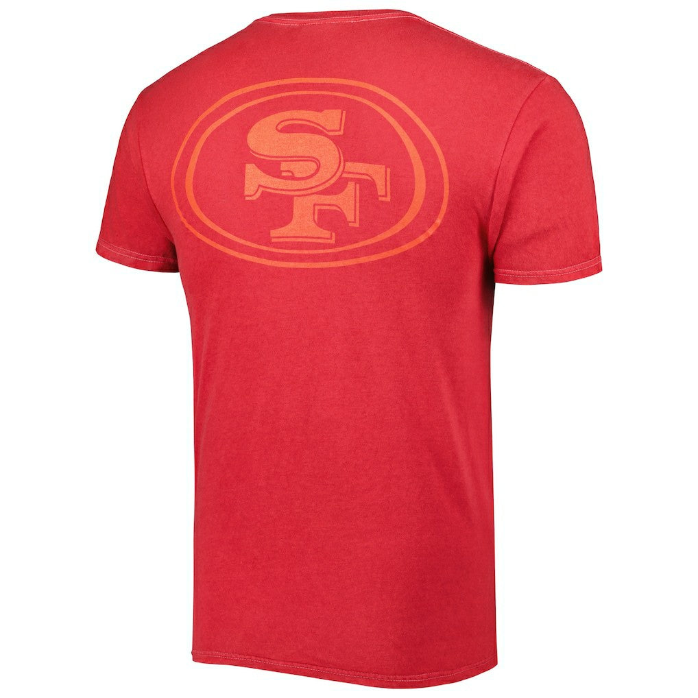 San Francisco 49ers '47 Fast Track Tonal Highlight T-Shirt - Scarlet - 47 brand