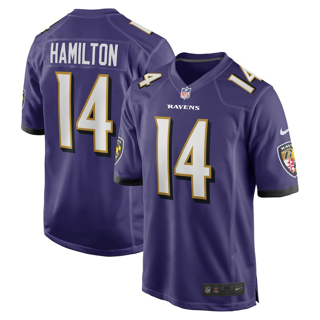 Kyle Hamilton Baltimore Ravens Player Game Jersey - Purple - Nike