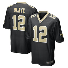 Chris Olave New Orleans Saints Player Game Jersey - Black - Nike
