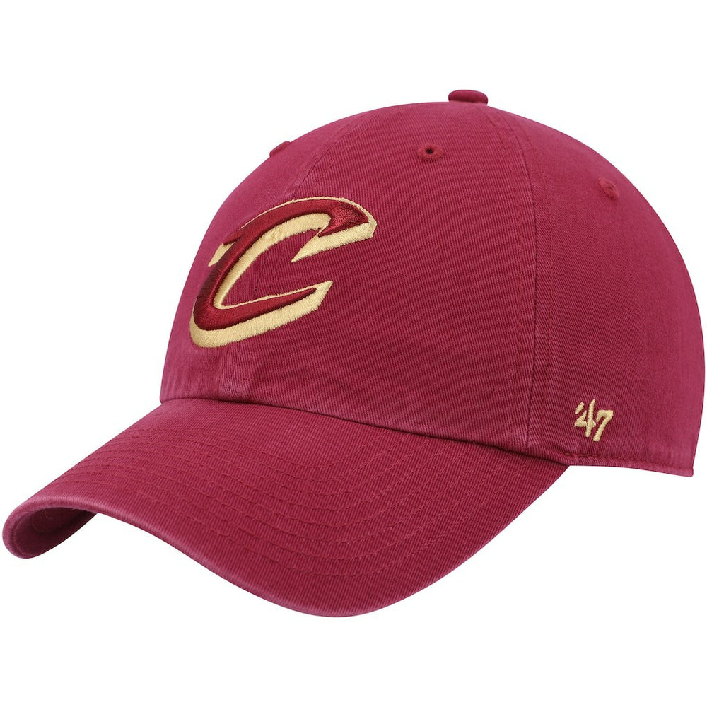 47 brand Cleveland Cavaliers '47 Core Logo Clean Up Adjustable Hat Wine