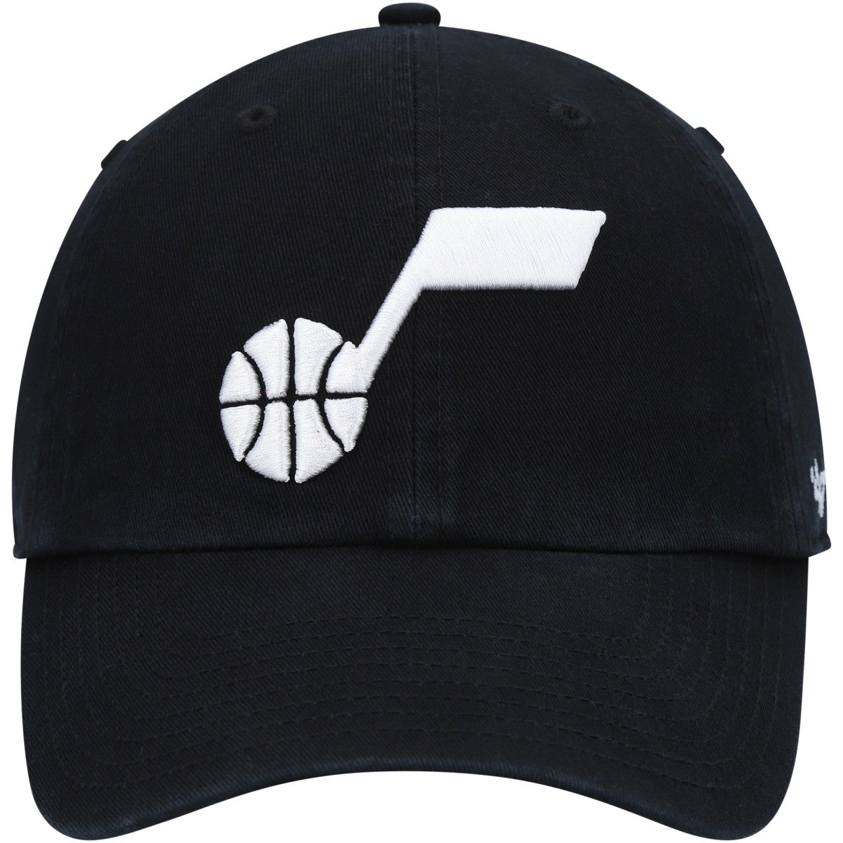 47 brand Utah Jazz '47 Core Logo Clean Up Adjustable Hat Black