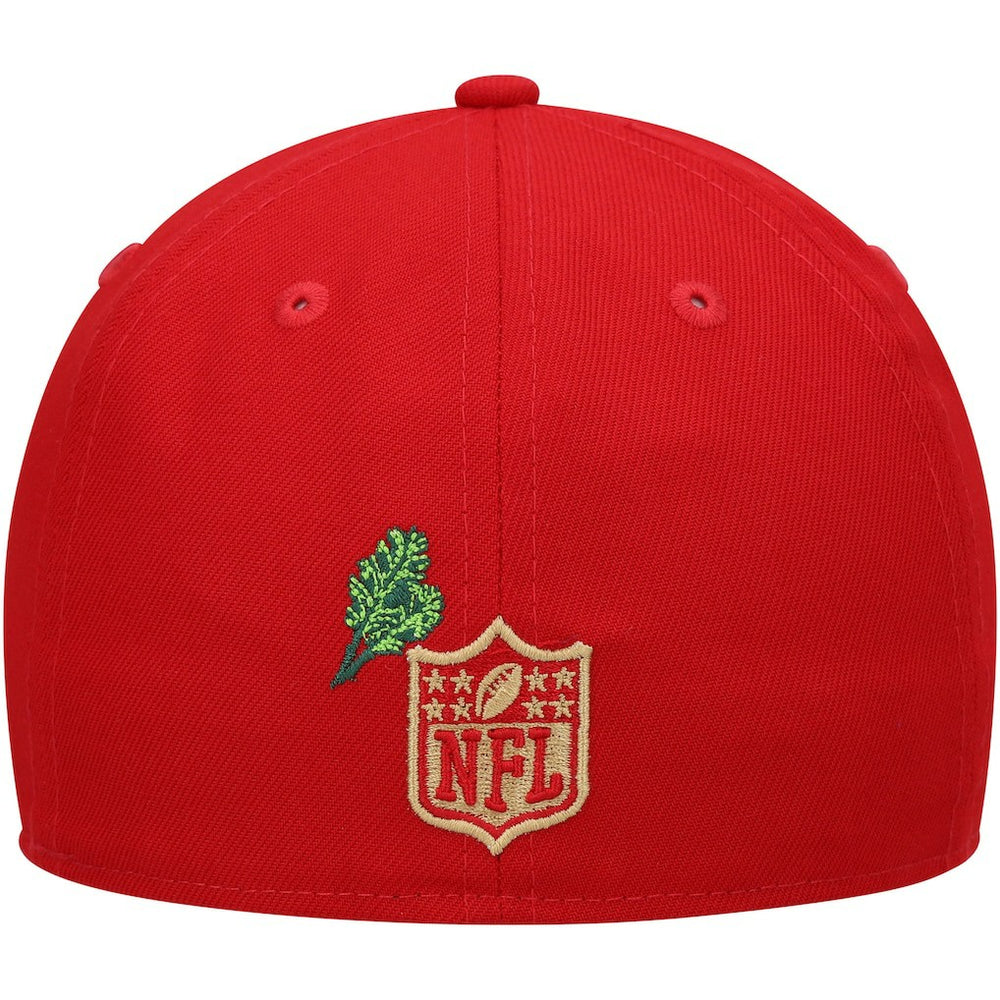 San Francisco 49ers New Era Stateview 59FIFTY Fitted Hat - Scarlet - NFL