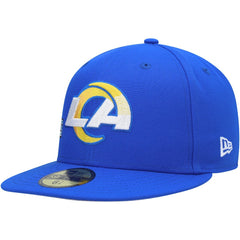 Los Angeles Rams New Era Stateview 59FIFTY Fitted Hat - Royal - NFL