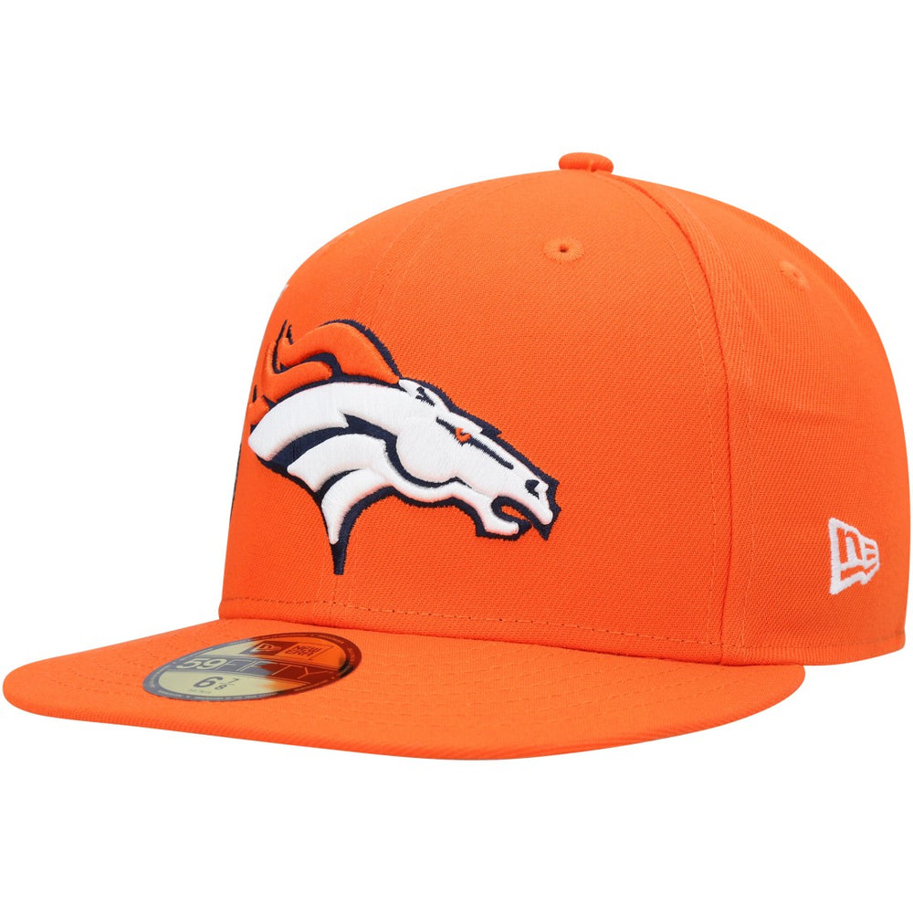 Denver Broncos New Era Stateview 59FIFTY Fitted Hat - Orange - NFL