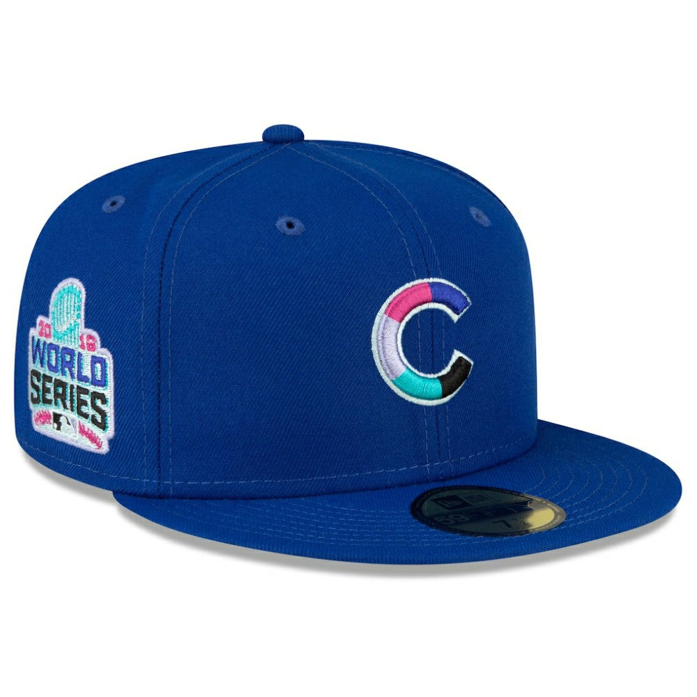 Chicago Cubs New Era 2016 World Series Polar Lights 59FIFTY Fitted Hat Discount