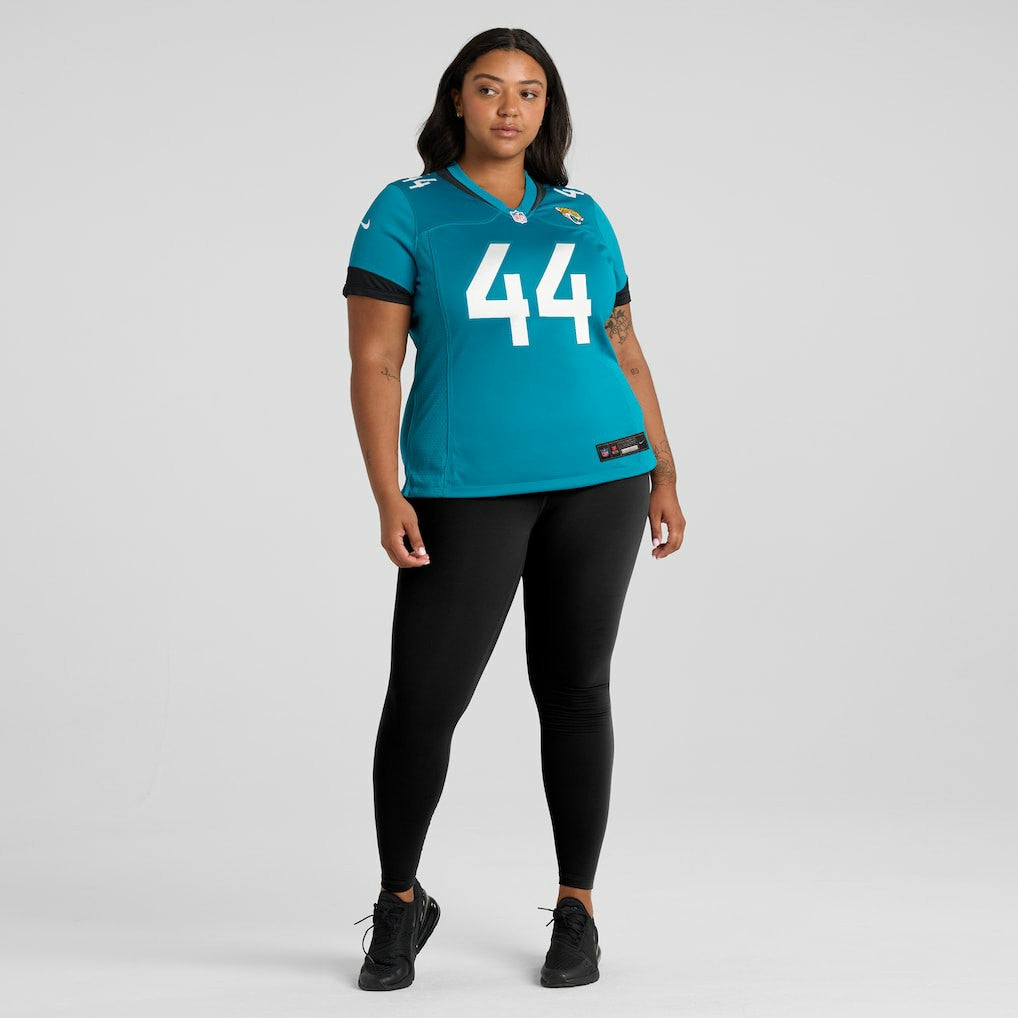 Travon Walker Jacksonville Jaguars Women's Player Jersey - Teal - Nike