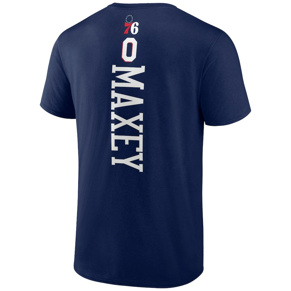 Tyrese Maxey Philadelphia 76ers Playmaker T-Shirt Navy