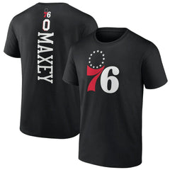 Tyrese Maxey Philadelphia 76ers Playmaker T-Shirt Black