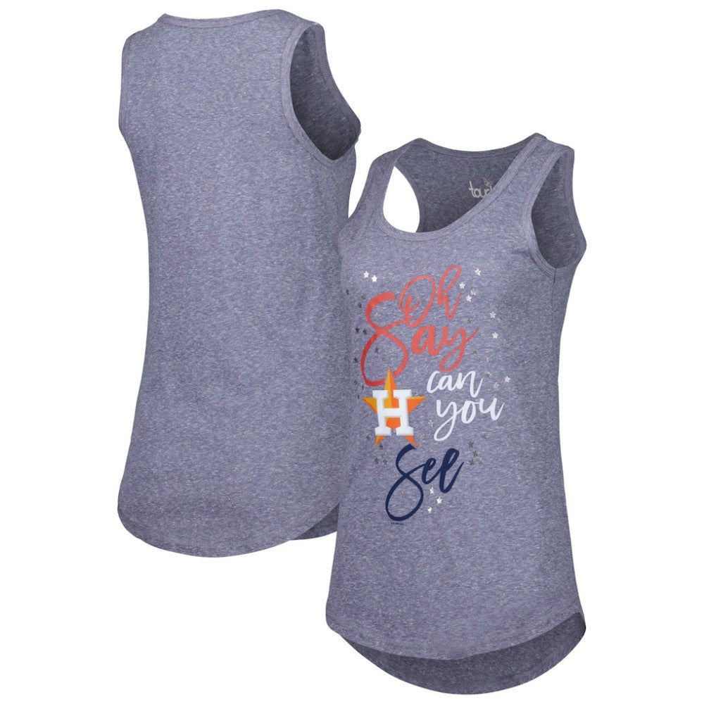 Houston Astros Touch Women's Americana Tri-Blend Racerback Tank Top Sale