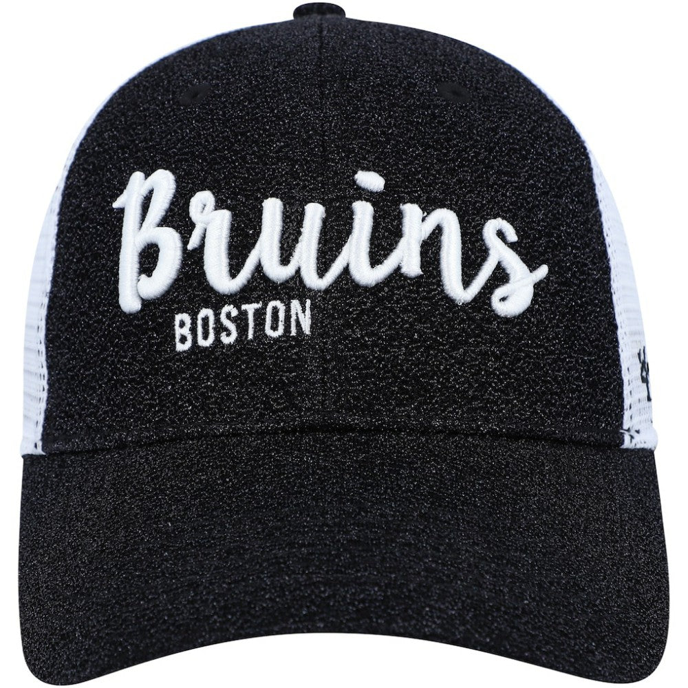 Boston Bruins '47 Women's Encore MVP Trucker Snapback Hat - Black/White | 47 brand discount
