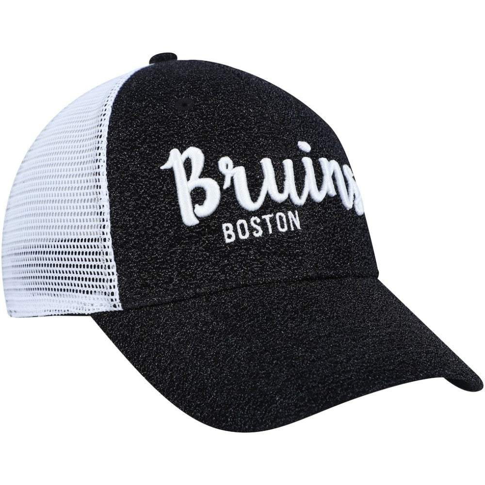 Boston Bruins '47 Women's Encore MVP Trucker Snapback Hat - Black/White | 47 brand discount