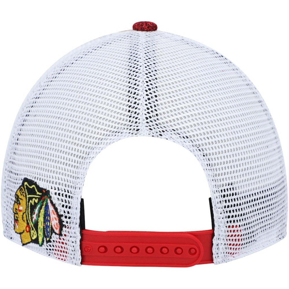 Chicago Blackhawks '47 Women's Encore MVP Trucker Snapback Hat - Red/White | 47 brand online