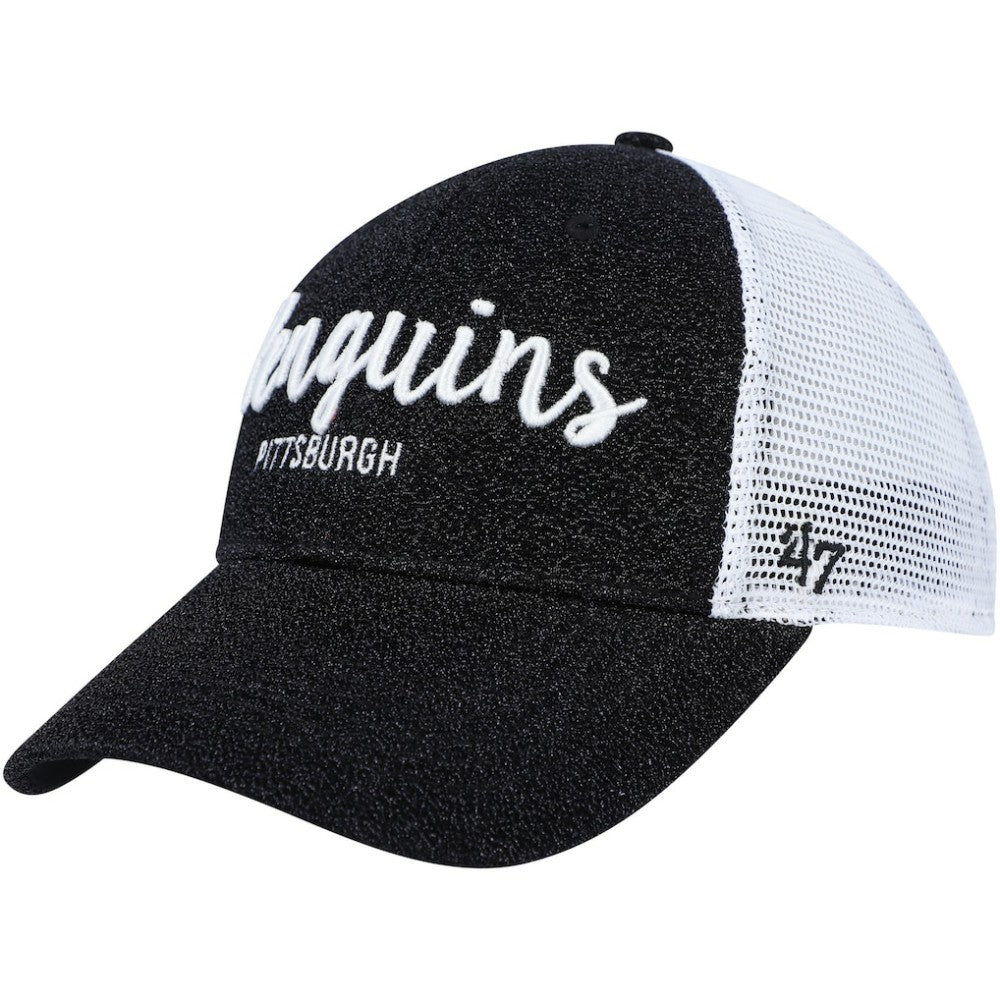 Pittsburgh Penguins '47 Women's Encore MVP Trucker Snapback Hat - Black/White | 47 brand sale