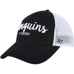 Pittsburgh Penguins '47 Women's Encore MVP Trucker Snapback Hat - Black/White | 47 brand sale
