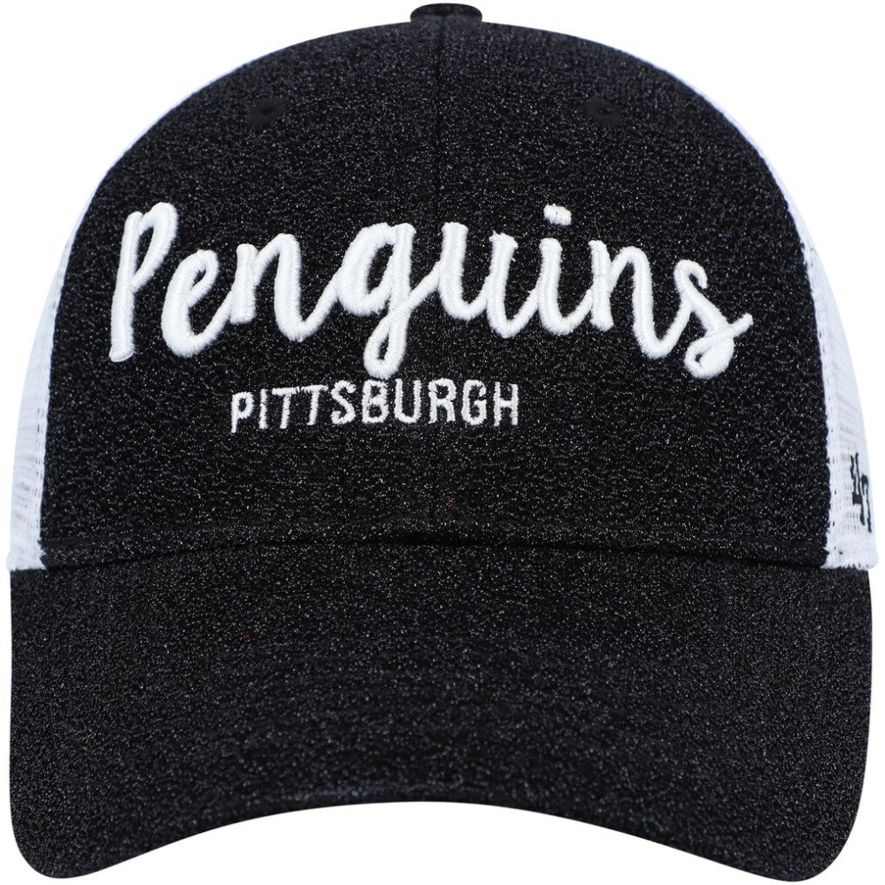 Pittsburgh Penguins '47 Women's Encore MVP Trucker Snapback Hat - Black/White | 47 brand sale