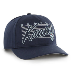 Seattle Kraken '47 Marquee Hitch Snapback Hat - Deep Sea Blue | 47 brand Lifestyle