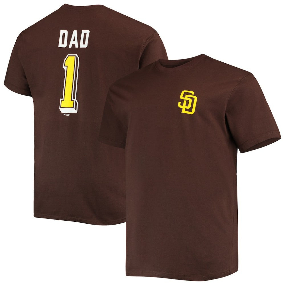 San Diego Padres Big & Tall Father's Day #1 Dad T-Shirt for sale
