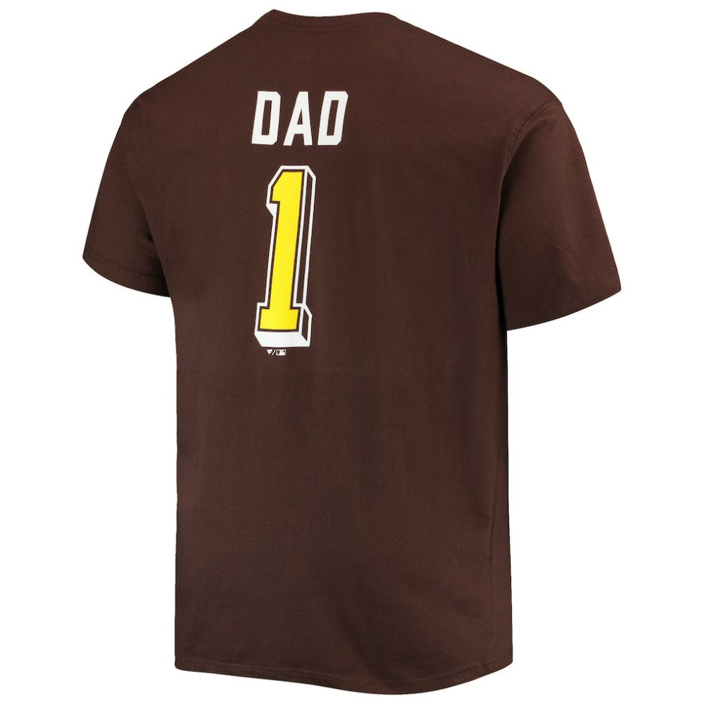 San Diego Padres Big & Tall Father's Day #1 Dad T-Shirt for sale