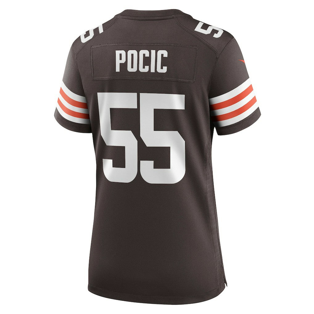Ethan Pocic Cleveland Browns Women's Game Jersey - Brown - Nike