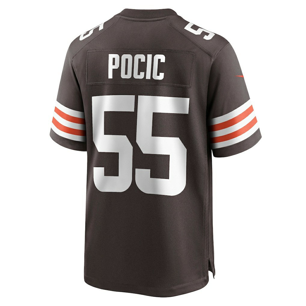 Ethan Pocic Cleveland Browns Game Jersey - Brown - Nike