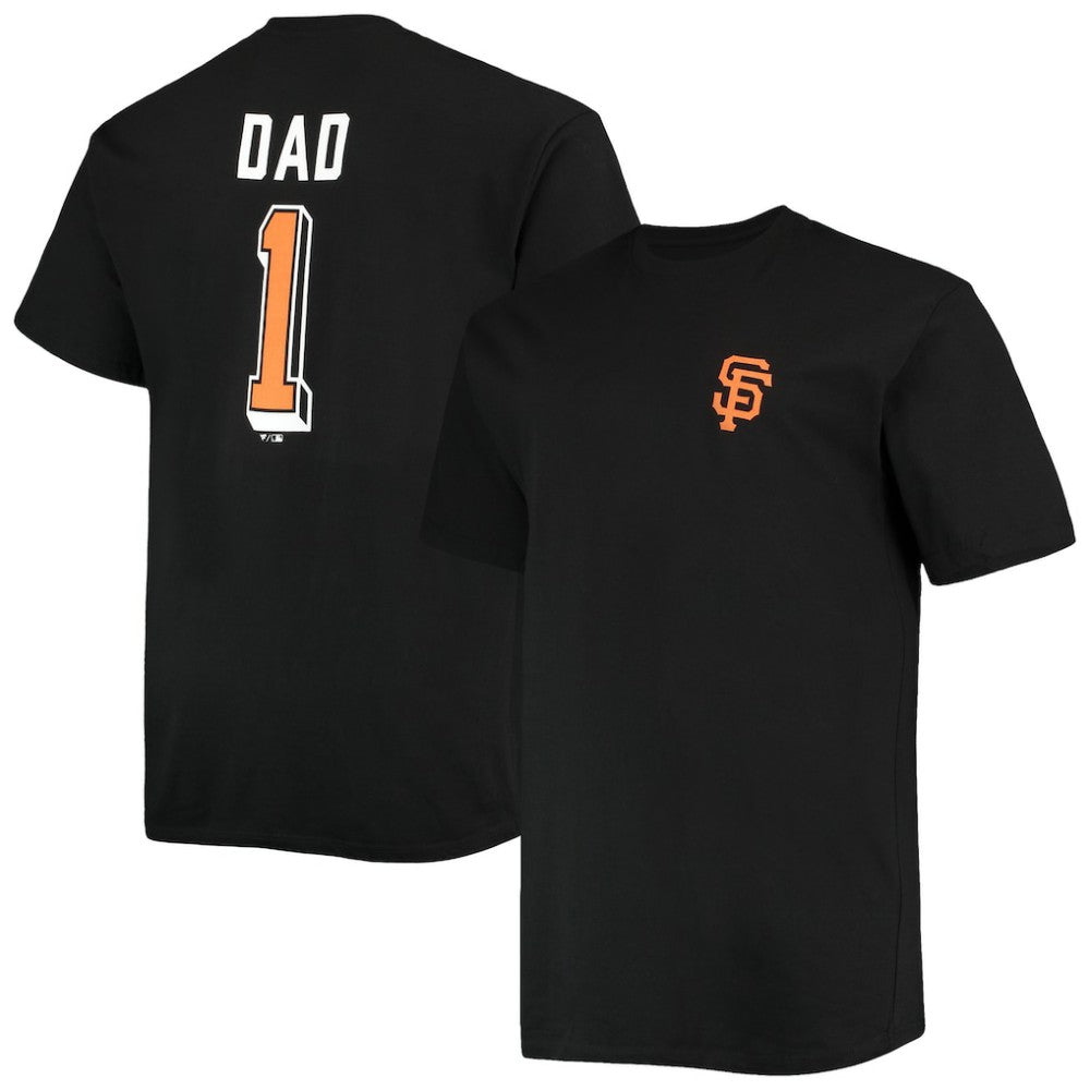 San Francisco Giants Big & Tall Father's Day #1 Dad T-Shirt Sale