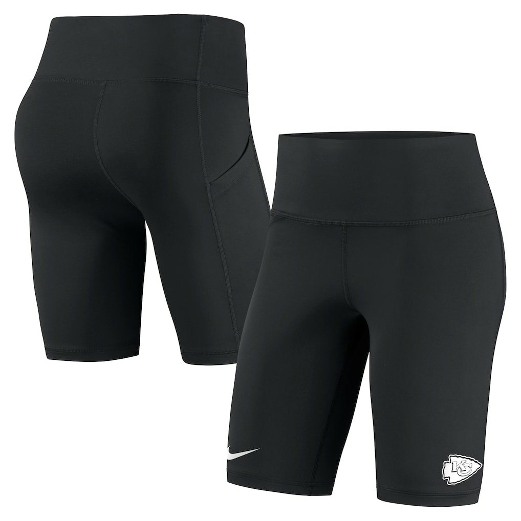 Kansas City Chiefs Women's Biker Shorts - Black - Nike