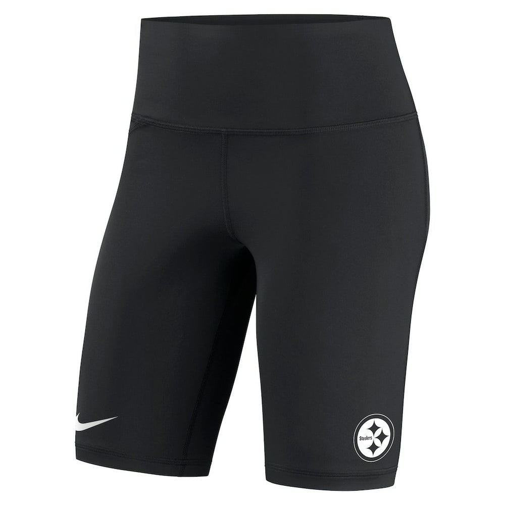 Pittsburgh Steelers Women's Biker Shorts - Black - Nike
