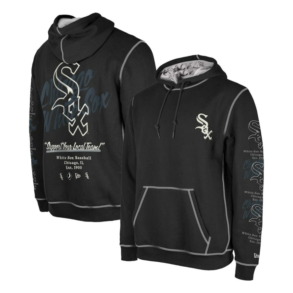 Chicago White Sox New Era Team Split Pullover Hoodie for sale