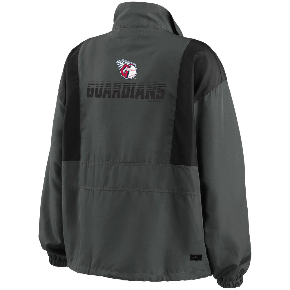 Cleveland Guardians WEAR by Erin Andrews Women's Packable Half-Zip Jacket Near Me