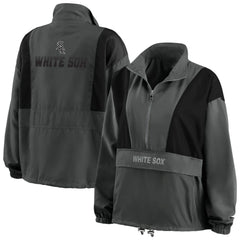 Chicago White Sox WEAR by Erin Andrews Women's Packable Half-Zip Jacket Discount