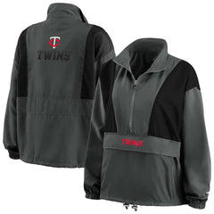 Minnesota Twins WEAR by Erin Andrews Women's Packable Half-Zip Jacket Online