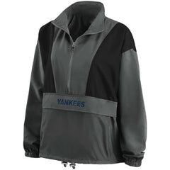 New York Yankees WEAR by Erin Andrews Women's Packable Half-Zip Jacket Sale