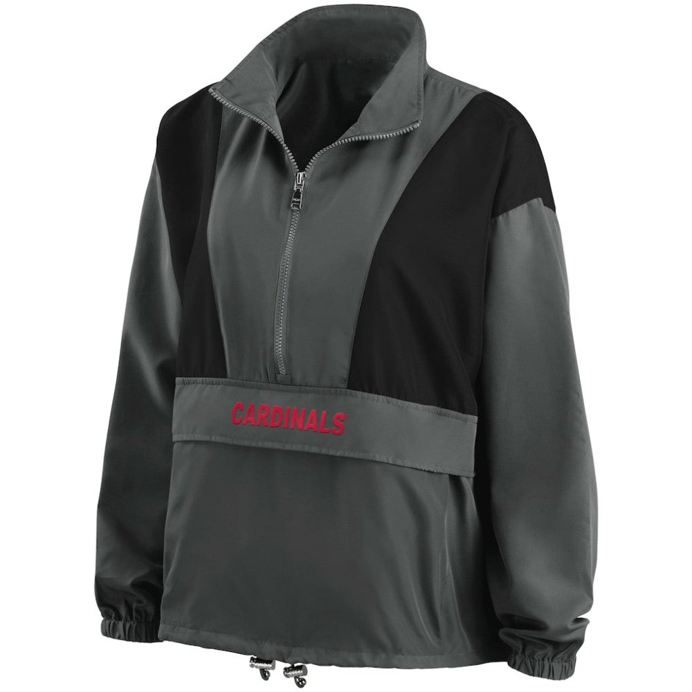 St. Louis Cardinals WEAR by Erin Andrews Women's Packable Half-Zip Jacket Online