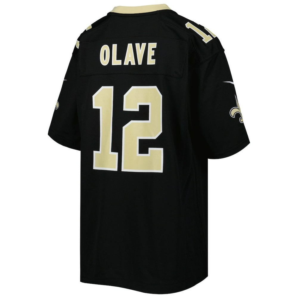 Chris Olave New Orleans Saints Youth Game Jersey - Black - Nike