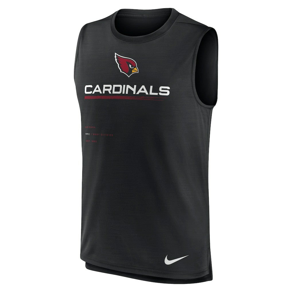 Arizona Cardinals Muscle Trainer Tank Top - Black - Nike