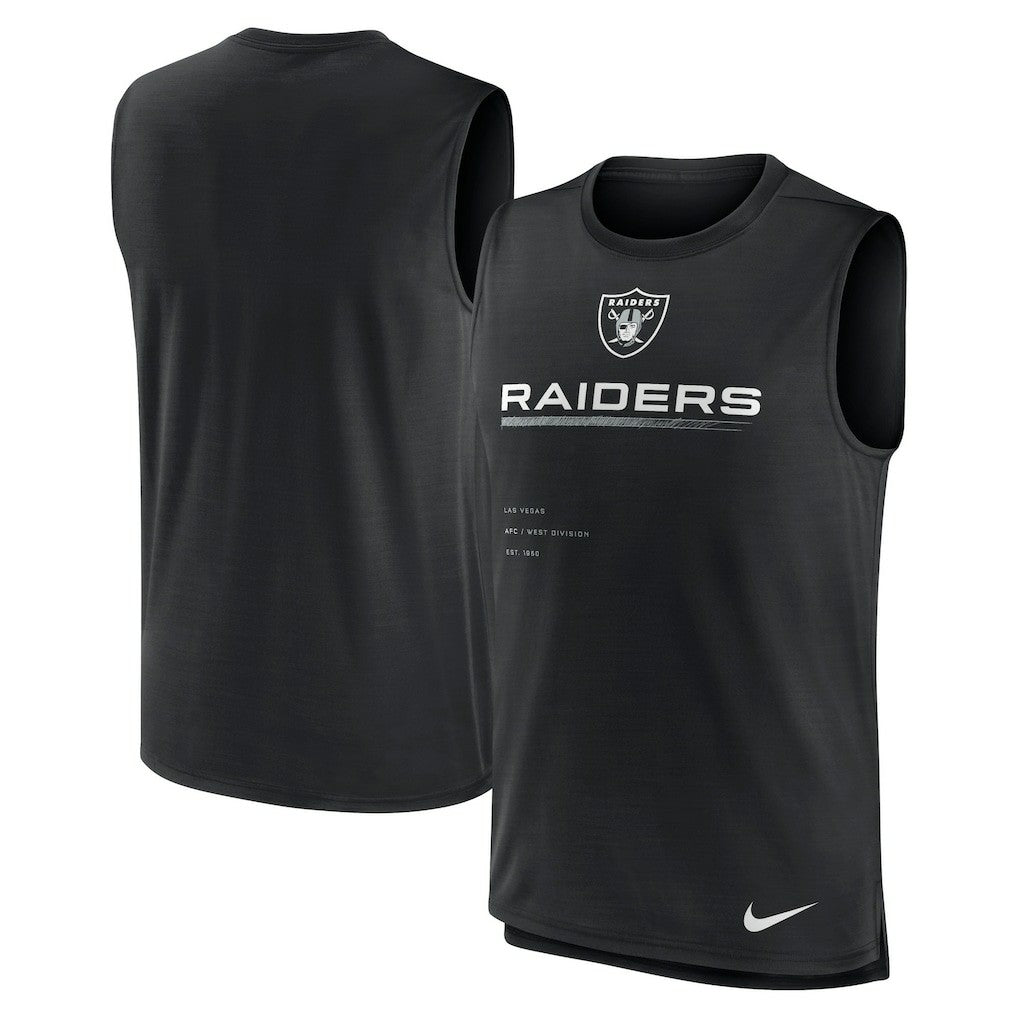 Las Vegas Raiders Muscle Trainer Tank Top - Black - Nike