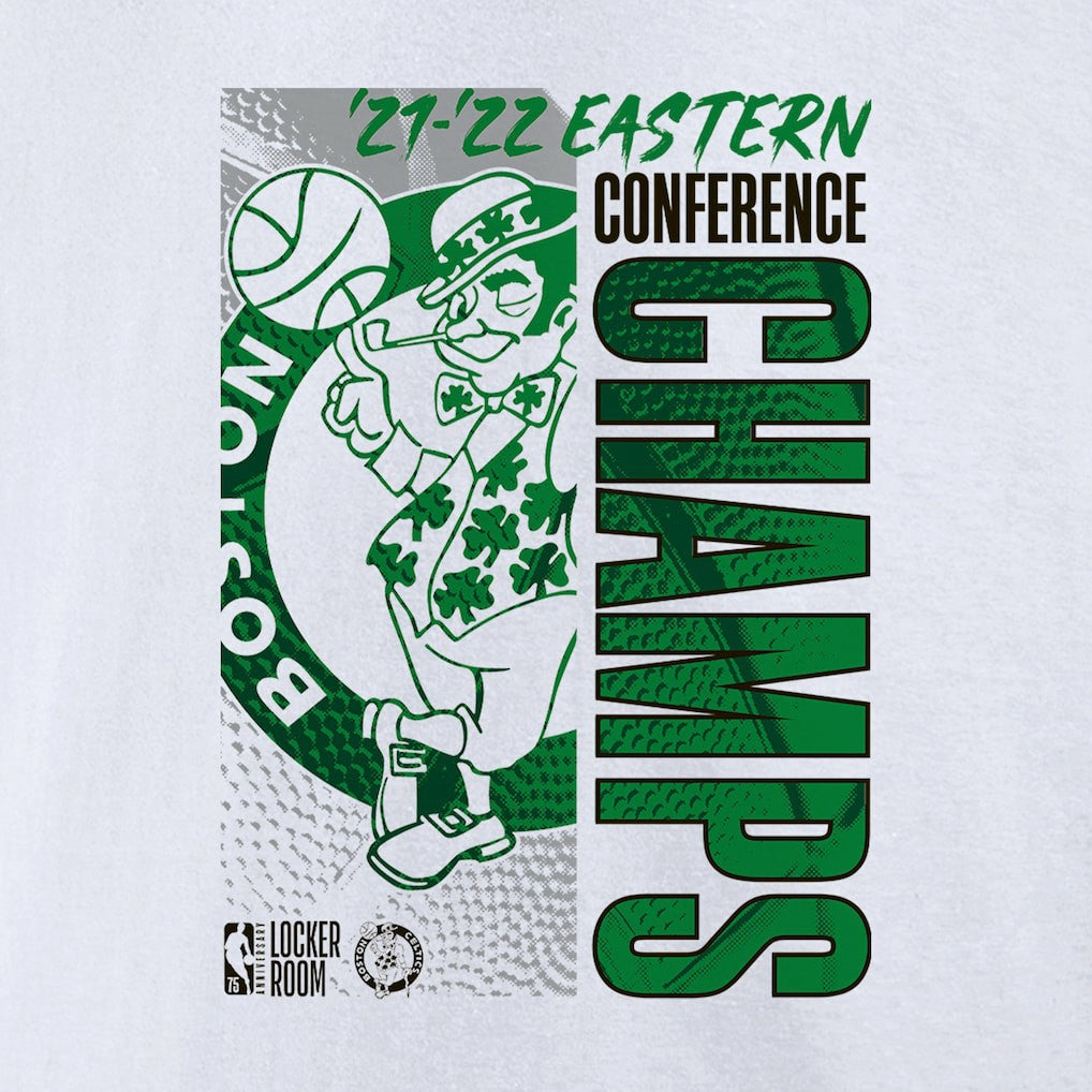 Fanatics Boston Celtics 2022 Eastern Conference Champions Locker Room T-Shirt White