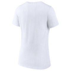 Fanatics Boston Celtics Women's 2022 Eastern Conference Champions Locker Room V-Neck T-Shirt White