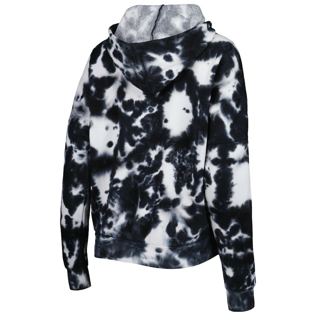 Arizona Cardinals New Era Women's Cloud Dye Fleece Pullover Hoodie - Black - NFL
