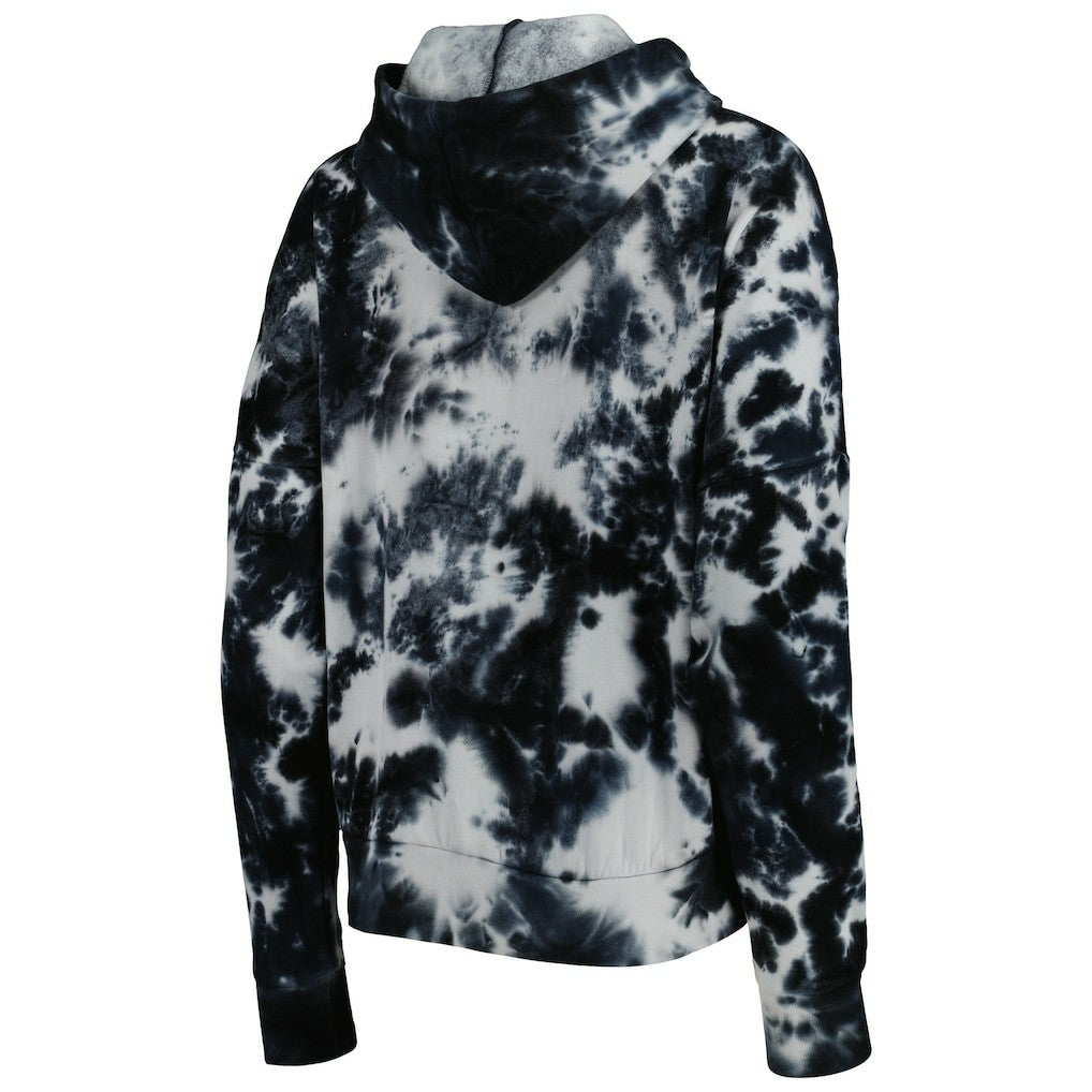 Atlanta Falcons New Era Women's Cloud Dye Fleece Pullover Hoodie - Black - NFL
